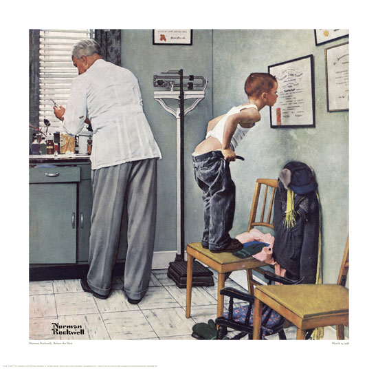 Norman Rockwell, Before The Shot