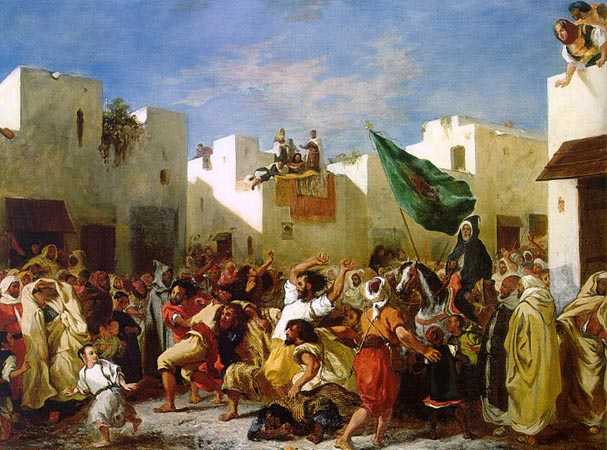 Delacroix. The Fanatics of Tangier. ( 1836 )