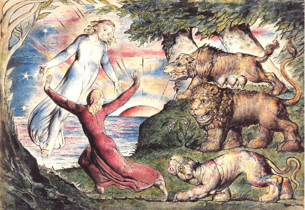 William Blake, Illustration to Divine Comedy, Canto I