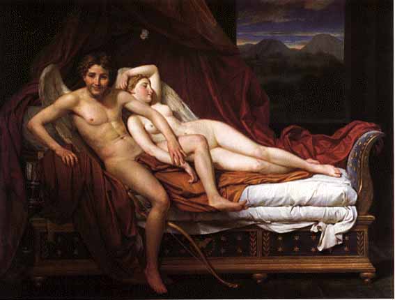 Jacques Louis David. Amor et Psyche.1817