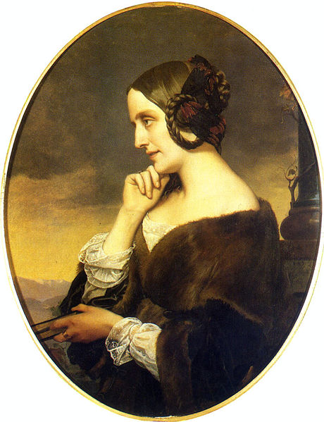 ''Marie d'Agoult (1805 - 1876) - Also known as Countess Marie d'Agoult, she was a German writer using the pen name Daniel Stern. Marie fell in love with Franz Liszt in 1833. During that time, she was married to Comte Charles d'Agoult but soon left her husband to be with Liszt. Marie and Liszt had three children but ended their relationship in 1844.''