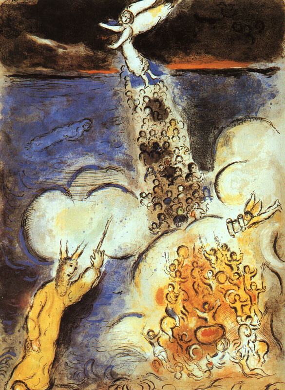 chagall3 Chagall. parting of the Red Sea