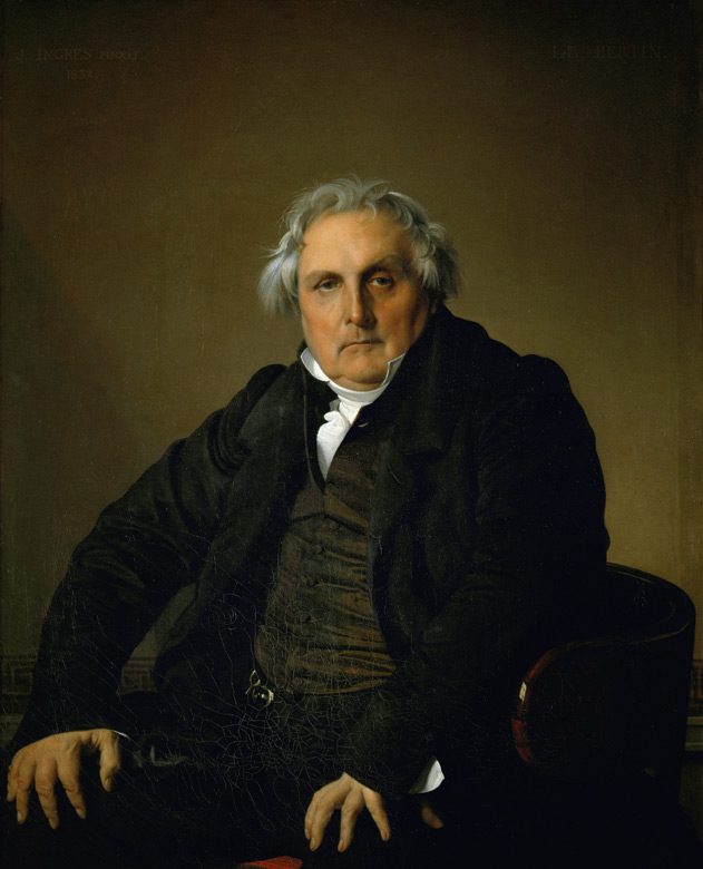 Ingres, Monsieur Bertin, 1832.