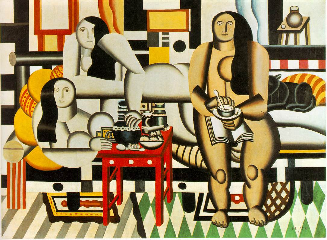 Leger, in his Three Women of 1921, tried to show the monumental simplicity of the human form. 