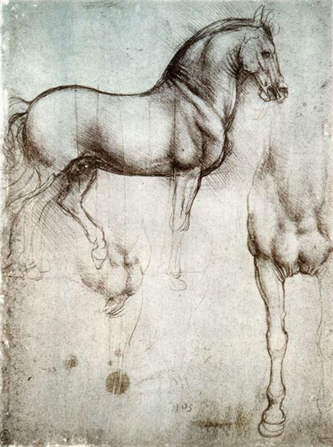 ''Artists working on today’s graphical software rarely leave any sketches, unlike Leonardo. In fact, most of the work between conception and realisation is erased from the layers as soon as the final project is finished.  As a future art historian, I am left wondering what will be used in 50 years to trace back the history of today’s works of art?''