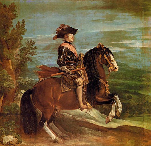 Velasquez. Philip IV on Horesback. 1634-35