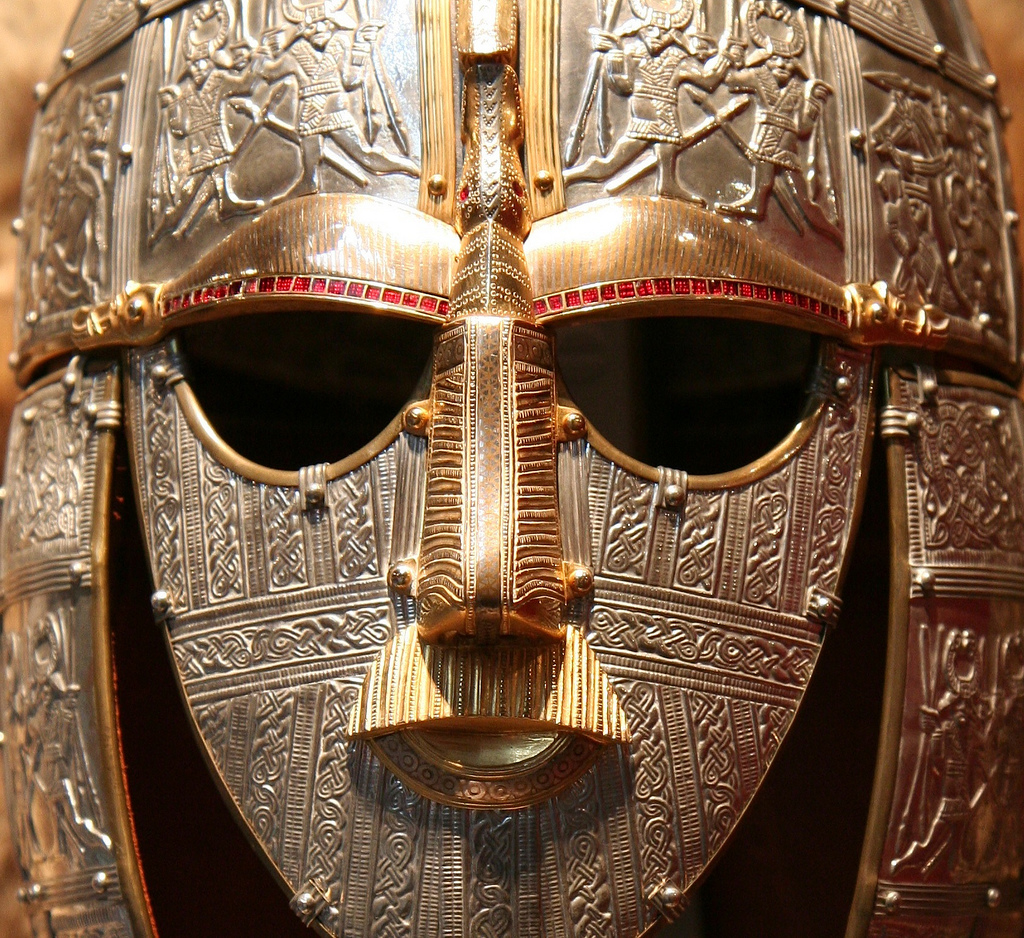 mud-brick.com ''Finds like the Sutton Hoo helmet depicting warriors with spears and swords indicate that violence and conflict were a real part of Dark Age life.''