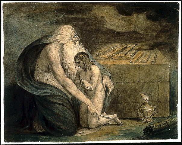 William Blake. Abraham and Isaac