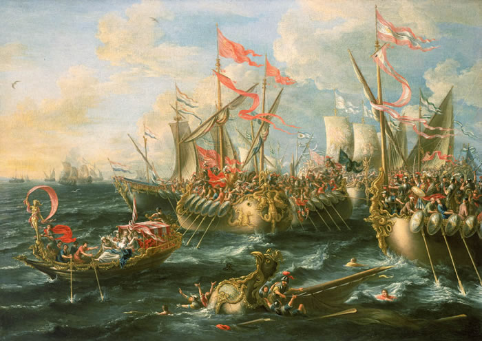 ''Playwrights, poets, and film makers have portrayed Octavius Caesar as the antagonist who was one of Antony's fellow triumvirs and the future first emperor of Rome. However, serious military historians realize that the real tragedy was revealed in the battle of Actium where Anthony and Cleopatra were done in by Antony’s foolish battle tactics, Cleopatra’s premature departure from the naval battle, and Octavian’s superior generalship.  Read more at Suite101: The Battle of Actium: Antony, Cleopatra, and Octavian http://ancient-military-history.suite101.com/article.cfm/the_battle_of_actium#ixzz0pbpOMRIk''