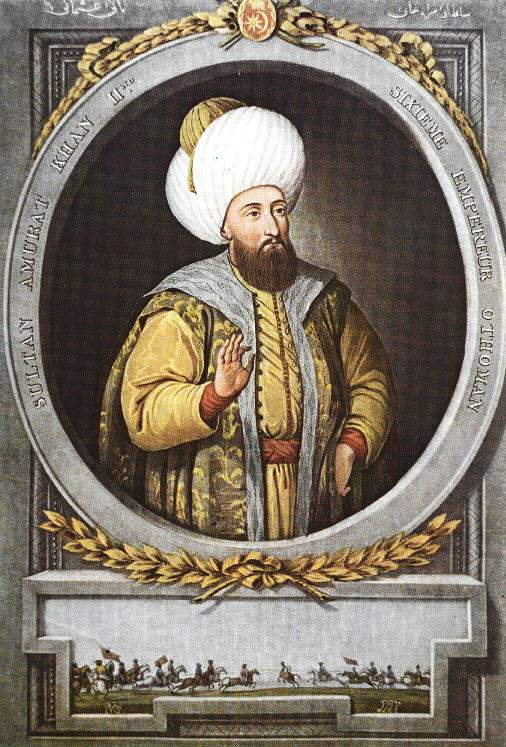 ''After a few months the confused Sultan was sent on a hunting trip only to come back and find he had been deposed by his nephew Osman II and Mustafa was sent back to the golden cage. (This was the first deposing in Ottoman history.) The young Osman II was then himself deposed and killed. Mustafa was dragged back out of the golden cage, re-enthroned, only to be deposed again by his other nephew Murad IV. Mustafa was finally sent happily back to his safe Golden Cage where he could read in peace…before eventually being strangled by the silk rope.''
