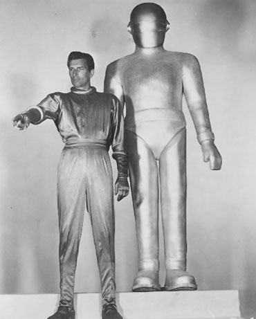 ''“Am I a spaceman? Do I belong to a new race on earth, bred by men from outer space in embraces with earth women?,” Wilhelm Reich wondered in his book, Contact with Space, published in 1957 before his imprisonment by the federal government. Reich noted that this idea was first presented to the public in the 1951 film, The Day the Earth Stood Still. ''