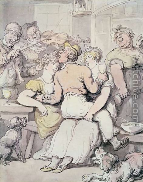 Thomas Rowlandson Painting Title:	Jack Tar Admiring the Fairer Sex