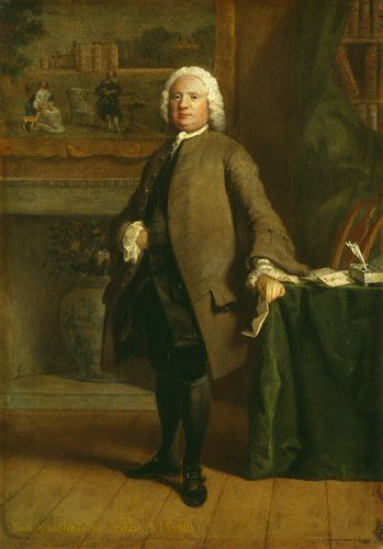 This portrait of Samuel Richardson is one in a series by Joseph Higmore, painted at about the same time Clarissa was published.