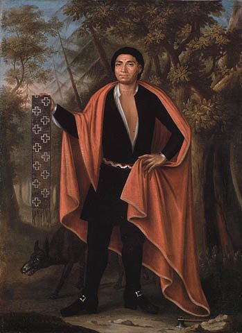 "This is the first time that natives were painted this way,” Hall says. “This is the first time the First Nations representatives have been displayed in this stance, the way they would have portrayed British nobility or gentleman in the past. From a portraiture point of view, they are quite important.”