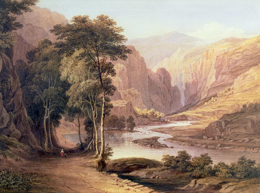 ---Description: Tasmanian Gorge (w/c) by John Glover (1767-1849)---click image for source...