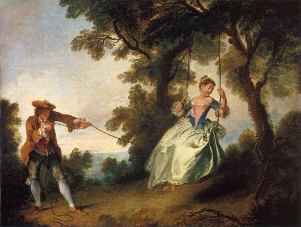 ---Antoine Watteau, Le balançoire (The Swing) ---click image for source...