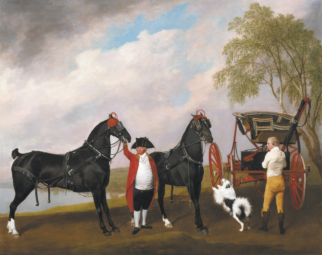 ---George Stubbs (English, 1724-1806). The Prince of Wales's Phaeton, 1793.---click image for source...